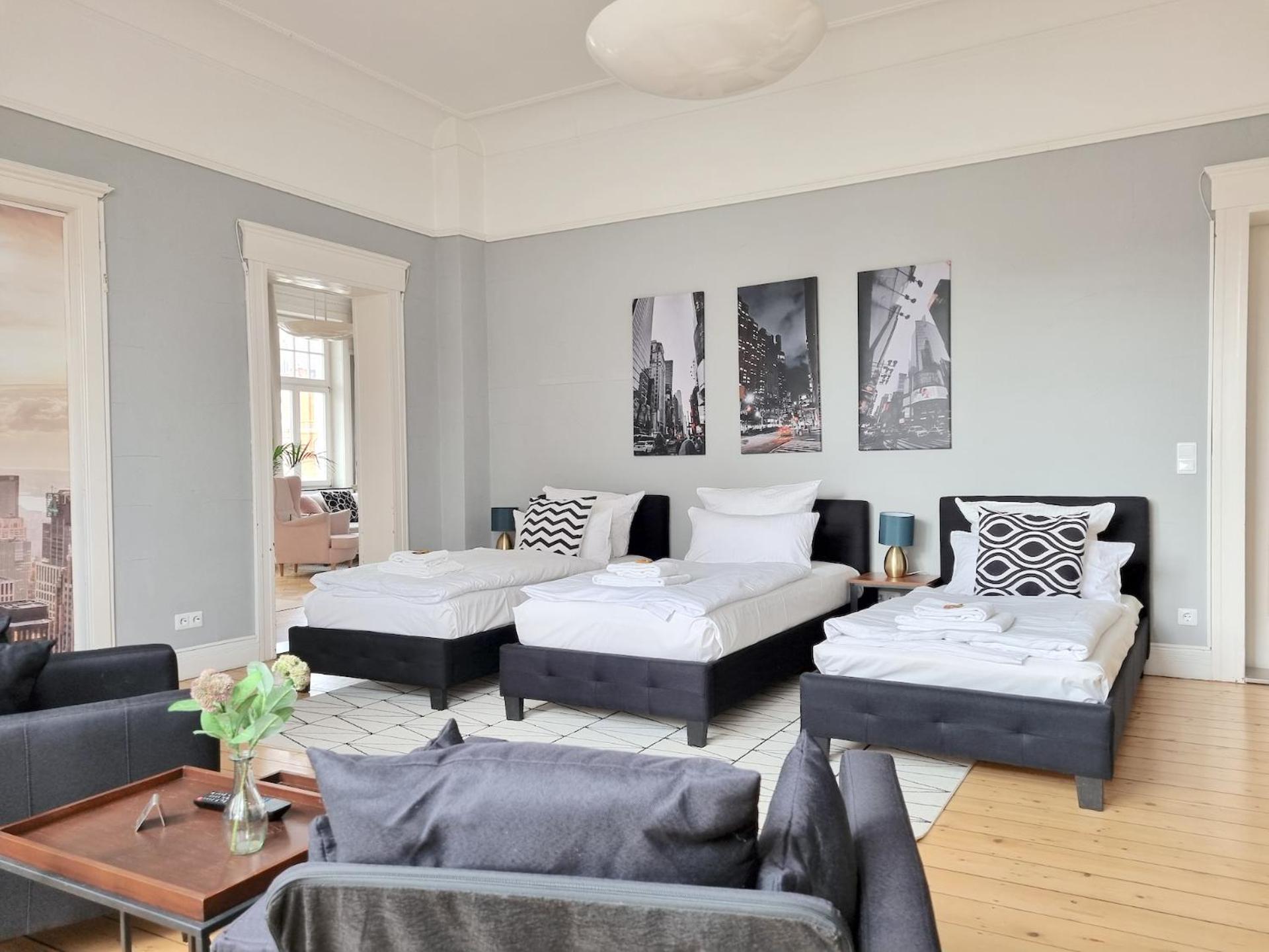 האמלן Charysma - Jugendstil Trifft Moderne, Schlafzimmer Mit Smart-Tv, Tischfussball, Darts, Parkplatz מראה חיצוני תמונה