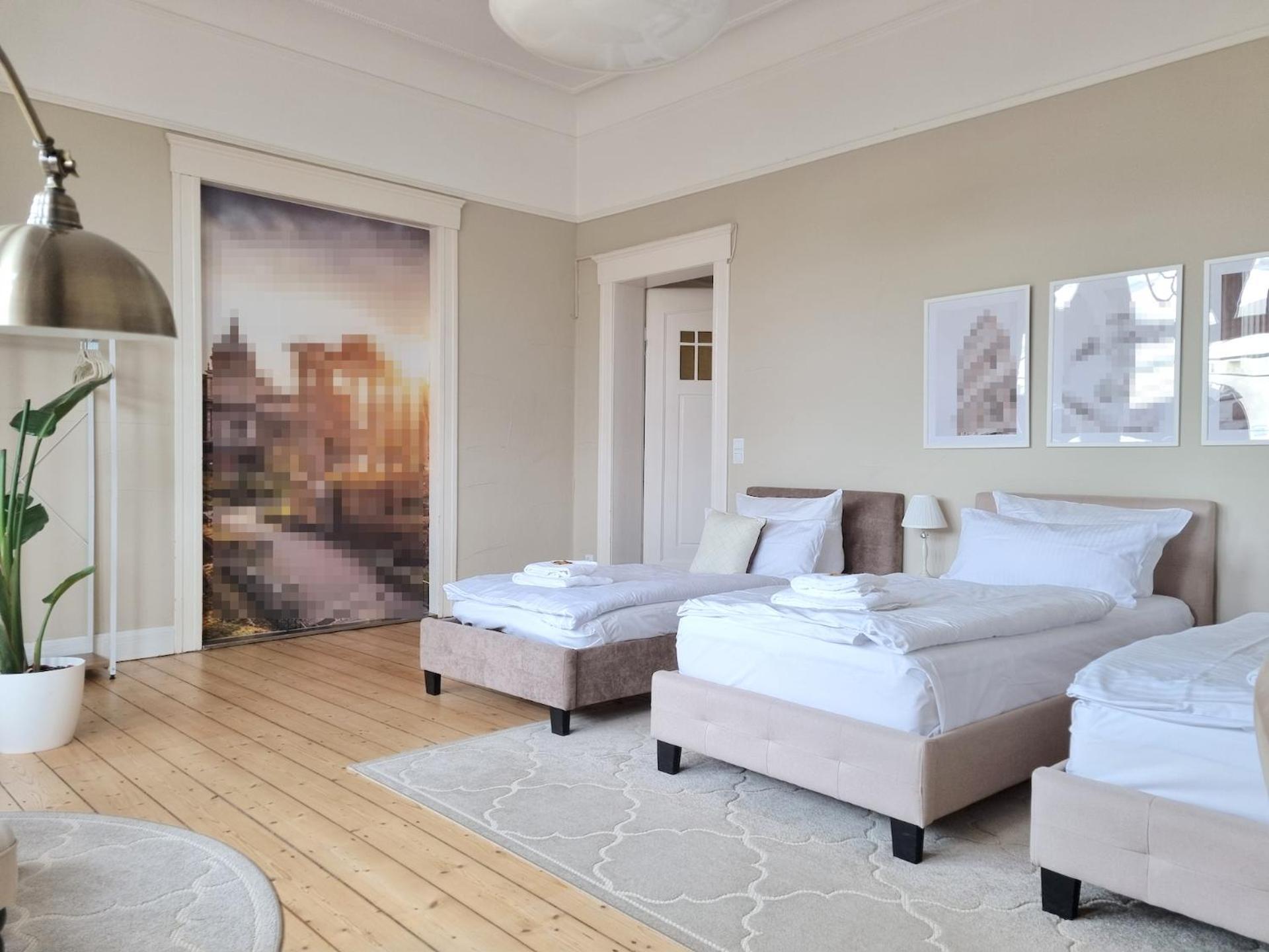 האמלן Charysma - Jugendstil Trifft Moderne, Schlafzimmer Mit Smart-Tv, Tischfussball, Darts, Parkplatz מראה חיצוני תמונה